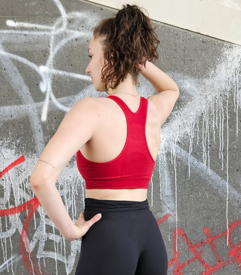 bralette rojo