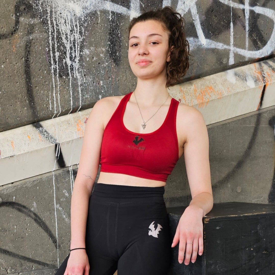 bralette rojo