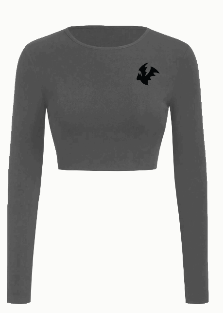 crop top bat logo